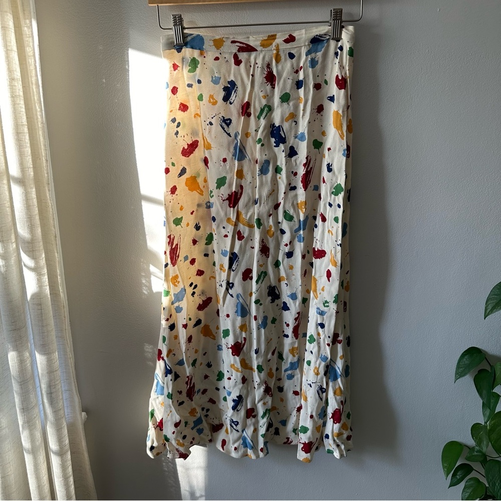 Reformation Bea Skirt Painted Lady View 2